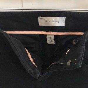 Gap ultra skinny black dress pants 2R